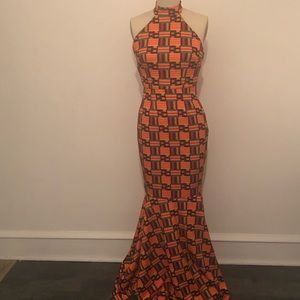 Dresses - Limited Edition Diyanu Kente Halter Mermaid Dress Dresses - Limited Edition Diyanu Kente Halter Mermaid Dress